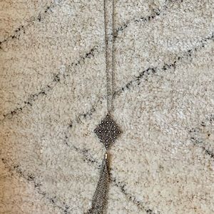 Long tassel necklace